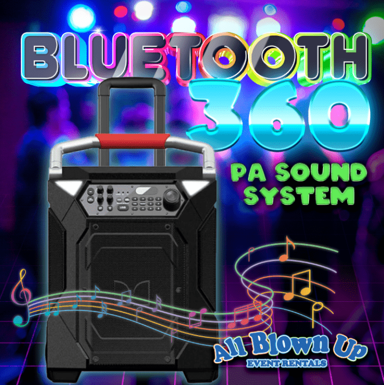 Bluetooth 360 PA Sound System