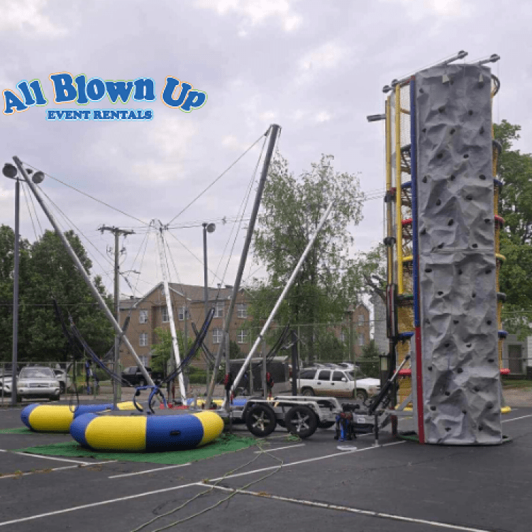 *E. Rock Wall & Bungee Trampoline