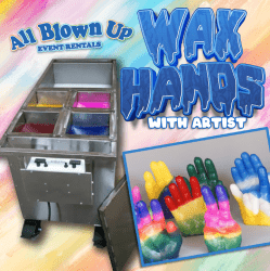 Wax Hands with Artist