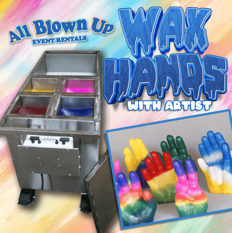 Wax Hands with Artist
