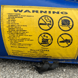 20 Giant Dip Safety Label 338321508 20' Giant Dip Slide