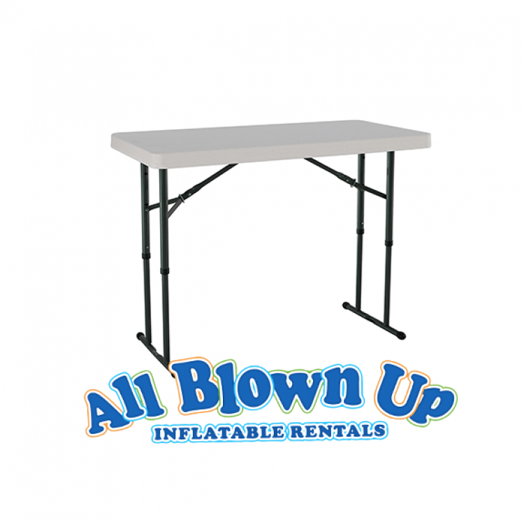 48 White Banquet Table