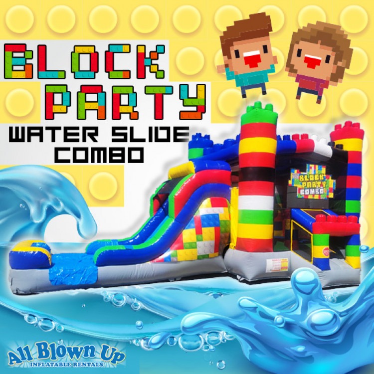 Block Party Water Slide Combo
