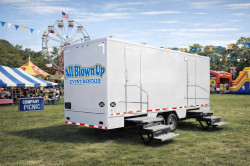 9 Stall VIP Restroom Trailer